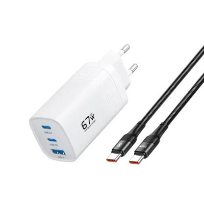 67W GaN Charger PD3.0 QC3.0 Type C Fast Charging for IPhone 15 14 Xiaomi USB Type C Charger for Samsung S23 Ultra Macbook Tablet - Image 7