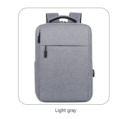 Rilibegan Laptop Men Backpack External USB Charging Travel Men Backpack Nylon School Bag Double Layer Quality Business Backpack - Image 26