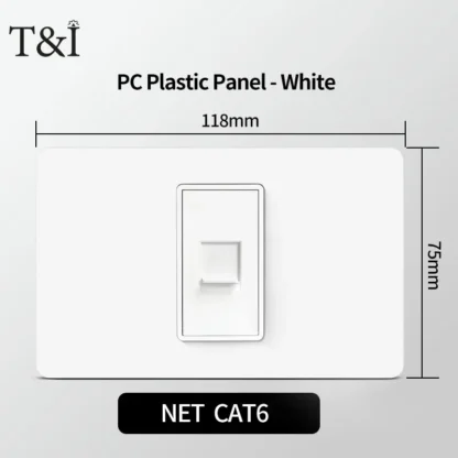 118 PC plastic panelBrazil Mexico Universal USB Type-C 20W Fast Charging Wall Outlet Plug PC Panel Electric Light Switch Office - Image 10