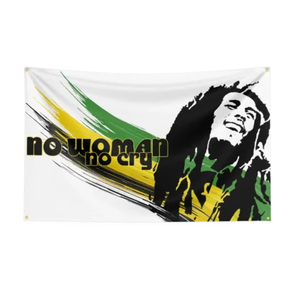 3x5 Ft Heavy Rock Band B-Bob-Marleys Flag Polyester Digital Printing Banner for Bedroom Wall Art Out Door Tapestry Decora - Image 4