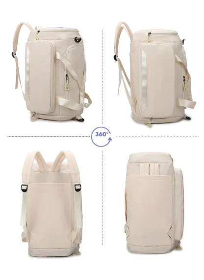 Travel Duffel Bag with Shoes Pocket Outdoor Business Trip Fitness Yoga Shoulder Bags Dry Wet Short Distance Trip Handbag - Image 29