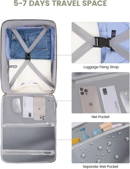 New Simple and Versatile Large Capacity Multi functional Travel Convenient Travel Essential Travel Backpack - Image 22