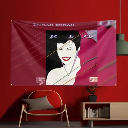 3x5 Ft Duran Duran Band Concert Flag Polyester Printed Flags Banner Tapestry for Room Garage Decor Concert Flag - Image 5