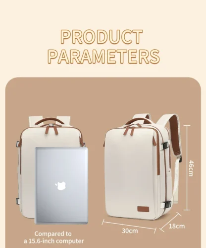 Travel Backpack 40x20x30 Cabin Plane Waterproof Expandable Weekender Laptop With USB Port Ryanair Carry-On Women Men Backpack - Image 31