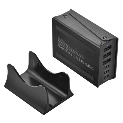 New 200W 6-Port GaN USB C Charger Quick Charge QC PD 3.0 USB C Type C Fast USB Charger, For iPhone 15 14 13 12 Pro - Image 5