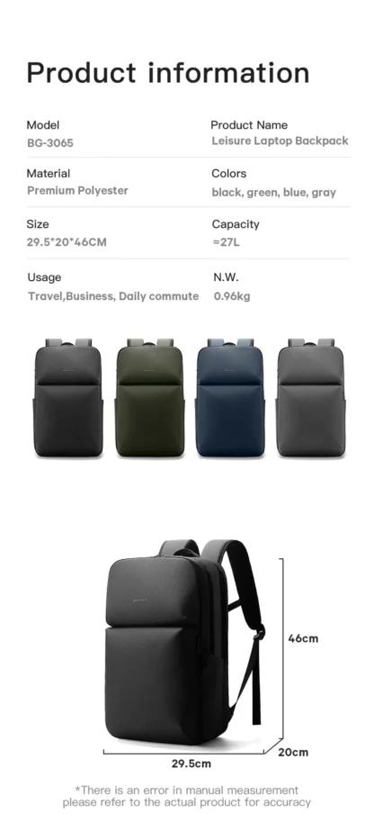 BANGE Smart Waterproof Travel Backpack Business Flight Approved Carry on Backpack Large Capacity 16 inch Laptop Backpack for Men - Image 23