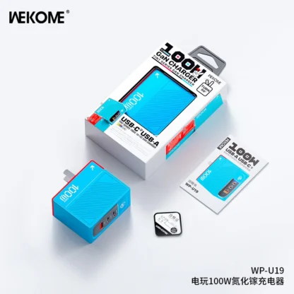 WEKOME GaN 100W Charger High Speed Fast Charging Type C Charger for Xiaomi 13 Samsung s23 ultra iPhone 15 pro max Macbook Pro - Image 46