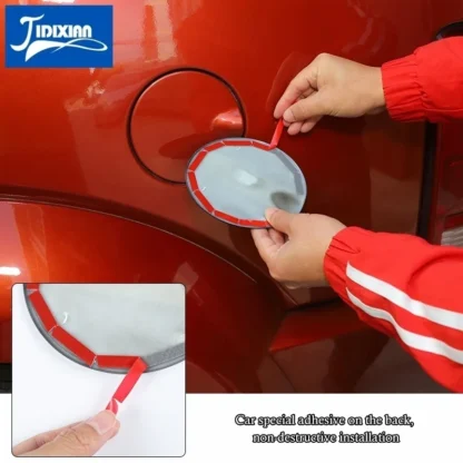 JIDIXIAN Car Exterior Fuel Tank Cap Decoration Cover for Dodge Nitro for Jeep Liberty 2007-2012 for Grand Commander 2006-2010 - Image 5