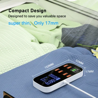 Quick Charge USB Charger HUB Tablet Portable Travel Mobile Phone Charger Adapter Fast Charger For iPhone xiaomi huawei samsung - Image 6
