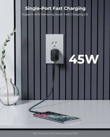 VOLTME Fast Charging USB Type C Charger 45W Dual PD Charger Wall Adapter For iPhone 15 Xiaomi Samsung Cellphones Accessories - Image 2