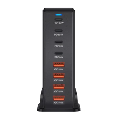 240W Desktop GaN Charger 8-port USB Type C PD Charger Fast Charge 3.0 USB Type C Fast Charger Mobile USB Charger - Image 4