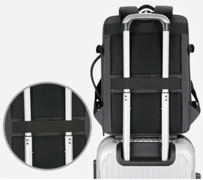 Classic Travel Backpack Men Business Backpack School Expandable USB Bag Large Capacity Laptop Waterproof Fashion Backpack - Image 31