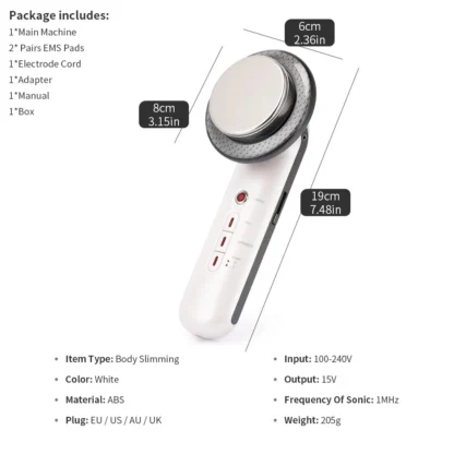 Ultrasound Cavitation Body Slimming Massager EMS Micro Current Weight Loss Far Infrared Facial Lifting Beauty Device - Image 10