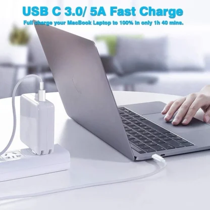 Original With LOGO GaN 70W Fast Charging PD USB-C Power Adapter Laptop Notebook Charger For Macbook 14 M4 Pro A2743 A3112 A3401 - Image 6