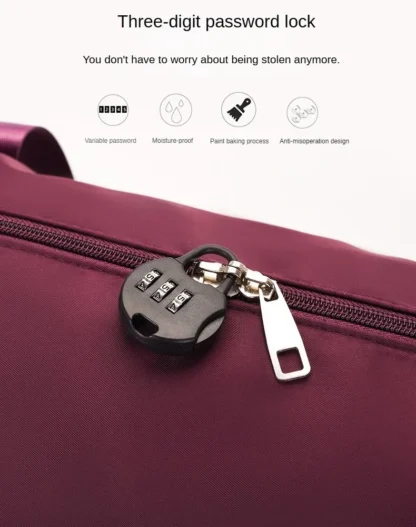 Travel bag, backpack large-capacity disassembly universal wheel storage bag, duffel bag portable multi-layer checked  with wheel - Image 23