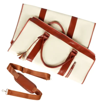 New Foldable Handbag Women's Travel Clothes Totes Large Capacity Luggage Handbag Sport Outdoor Fitness Multi Function Organizer - Image 10