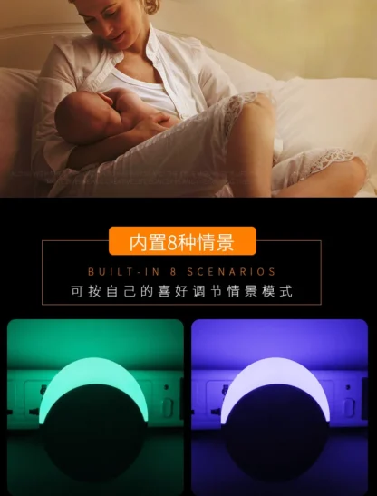 Tuya Wifi Smart Night Light Plug EU AU UK US Adapter Color LED Light Homekit Socket Voice Control Works with Alexa Google Home - Image 9