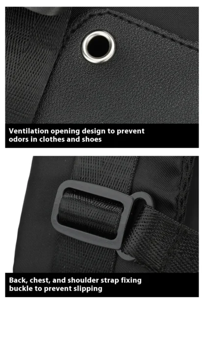 Large capacity men's backpack with high-end feel, travel backpack, sports outdoor luggage bag, mountain climbing bag, waterproof - Image 40