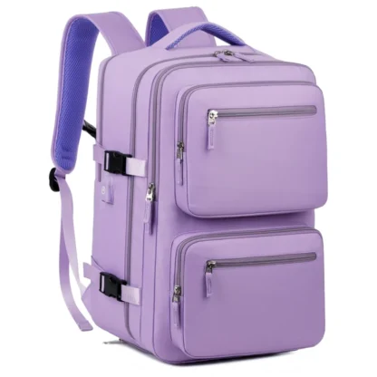 Large Travel Backpack for Women Men Cabin Bag Multifunctional Airplane Waterproof Backpack with USB Charging Anti-Theft Backpack - Image 9