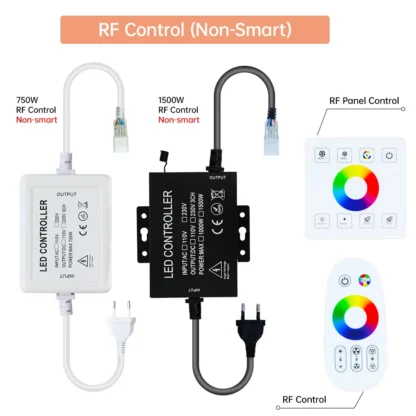 Tuya WiFi RGB Dimmer 220V 750W 1500W EU/AU/UK Power Plug RF Remote Controller for SMD2835/5050 4Pin LED Neon Strip Light - Image 30