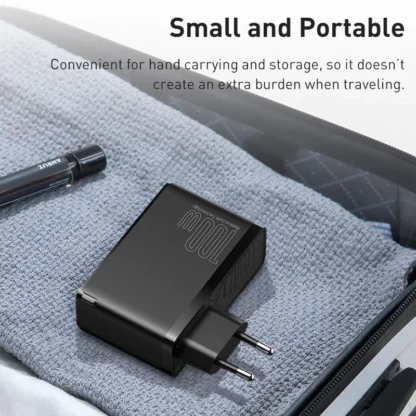 Baseus GaN Charger 100W PD QC USB Fast Charger Type C Quick Charging USB C Phone Charger for iPhone 15 14 13 12 Pro Max Macbook - Image 6