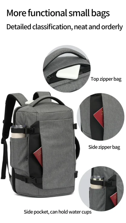 Versatile commuting backpack: waterproof fabric+carrying system, preferred for daily and short distance travel - Image 13