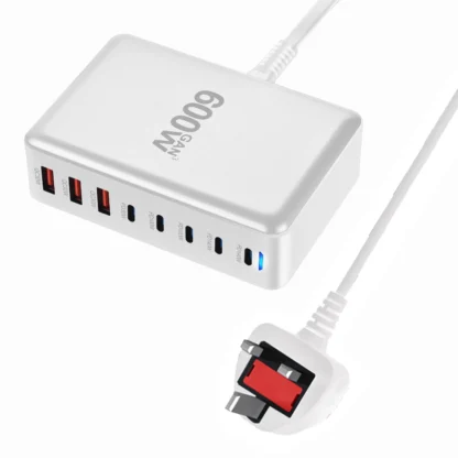 600W GaN Charger PD3.1 USB C Fast Desktop 8-port Type C PD Charger Fast Charge 3.0 USB Fast Charger for iPhone16 15 Samsung - Image 13