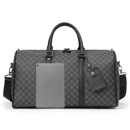 Fashion Tote Travel Bag Men/Women Fitness Handbag Leather Male Shoulder Bags Business Large Travel Tote Luggage Bag - Image 11