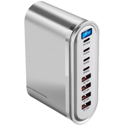 240W GaN USB Fast Charger Multi Ports Desktop Charging Station For iPhone/Samsung/iPad/MacBook Quick Charger Type C QC 4C4A - Image 13