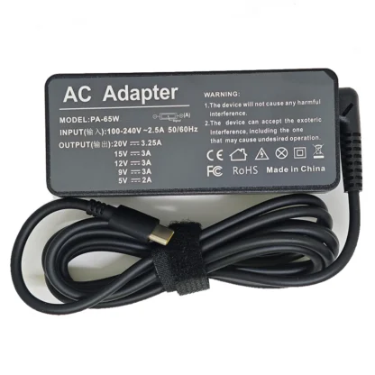20V 3.25A 65W USB Type-C AC Laptop Power Adapter Charger For Lenovo Thinkpad X1 Carbon Yoga X270 X280 T580 P51 P52s E480 E470 - Image 10