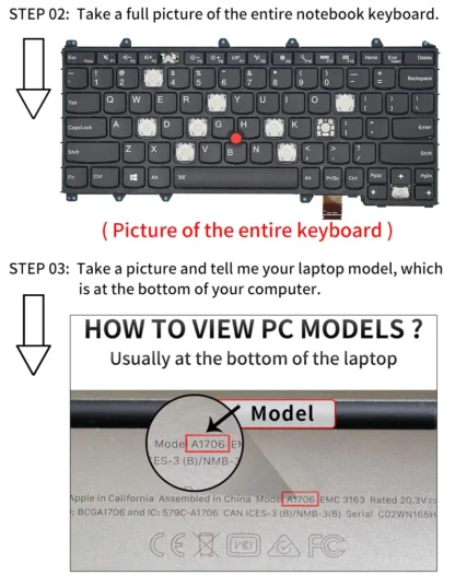 Replacement Keycap Key cap Hinge for HP Zbook 15 17 G1 G2 Series Laptop Keyboard 733688-041 061 Keyboard - Image 12