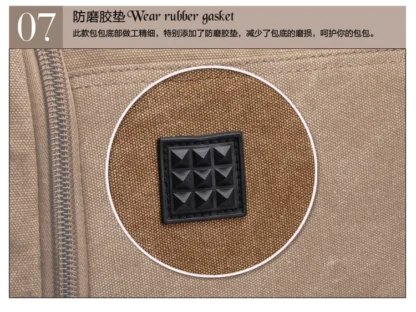 New Fashion Outdoor Travel Bag Handbag Canvas Crossbody Backpack Trend Large Capacity Casual Shoulder Bag - Image 42