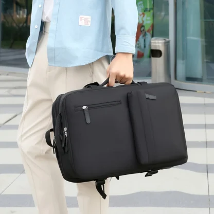 Expandable Backpack Men's Large-Capacity School Bag Business Trip Portable Luggage Bag Backpack College Student Laptop Bag - Image 15