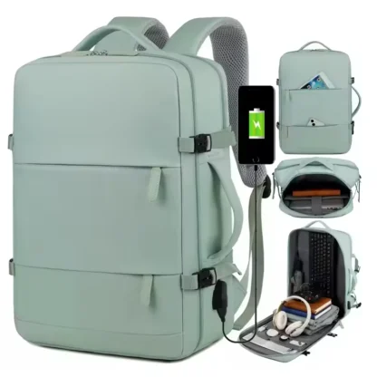 2025Men Women's Bag Large Capacity Journey Multifunction Backpack With Shoe Storage Multilayer Dry And Wet Separation Waterproof