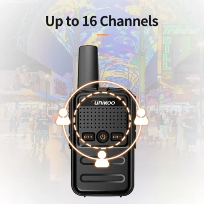 UNIKOO UK228 Walkie Talkie 2 pcs Mini Size Portable Handheld Radio Wireless Set Twol Way Radio Station Comunicador Transceiver - Image 2
