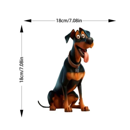 Transparent Creative Car Scratch Cover Animal Stickers Fun Decoration Transparent Vinyl Bumper Stickers for Vehicle Protection - Image 12