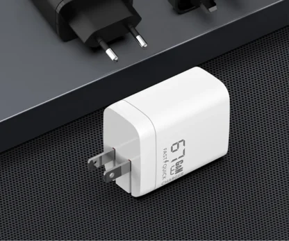 GaN 67W Quick charger type c pd 65w Super fast charger USB C and USB A 3 Ports with QC 4.0 3.0 for Samsung iPhone 15 Pro Laptop - Image 28