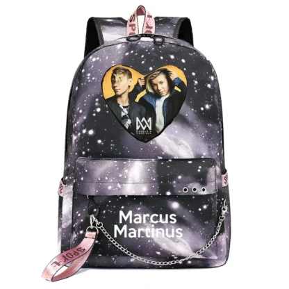 Marcus and Martinus Boys Girls School Bags Teenager USB Charging Chain Travel Backpack Student College Bookbag Mochila - Image 23