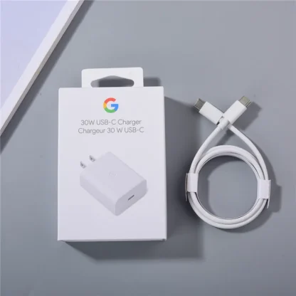 Original 30W PD Type-C Fast Charger Adapter For Google Pixel 9 8 7 6 5 Pro 8A 4XL 3XL 2XL 6A Phone TYPE-C Quick Charger Adapter - Image 8