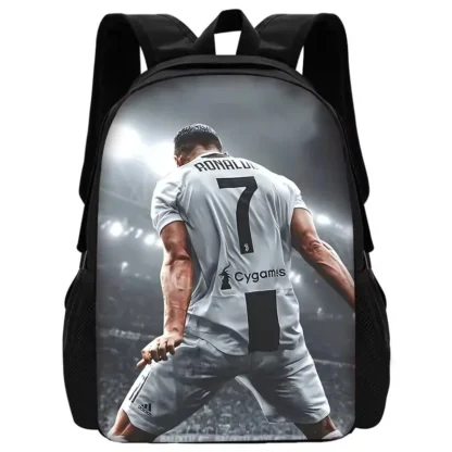 Football CR7 Child School Backpack With Shoulder Bag Pencil Bags School R-Ronaldos Bags for Boys Girls Best Gift - Image 8