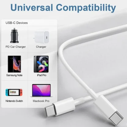 66W Type C PD 30W USB Cable For Apple iPhone 16 15 14 13 11 Pro Max 12 Mini 7 8 Plus XS R Fast Charging USB C Cable Charge Wire - Image 6