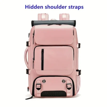 Woman travel backpack,waterproof 16 inch Business Laptop Backpack with Shoe Bag Hidden USB charging port Hiking camping backpack - Image 11