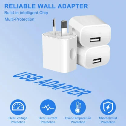 3pcs/5pcs/10pcs 15w Quick charge 5V 2A Australia New Zealand AU Plug USB Wall Travel Charger Power 240v for iPhone Xiaomi 9v - Image 16
