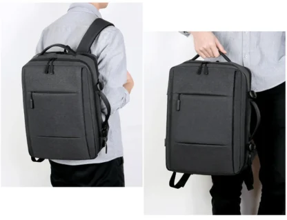 Classic Travel Backpack Men Business Backpack School Expandable USB Bag Large Capacity Laptop Waterproof Fashion Backpack - Image 39