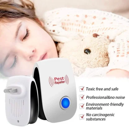 EU/US/UK Plug Electric Ultrasonic Pest Repeller Anti Mosquito Rodent Control Indoor Bug Cockroach Insect Killer Zapper Repellent - Image 17