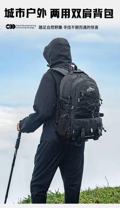 Travel backpack 40L waterproof lightweight outdoor hiking, men's and women's camping backpack - Image 12