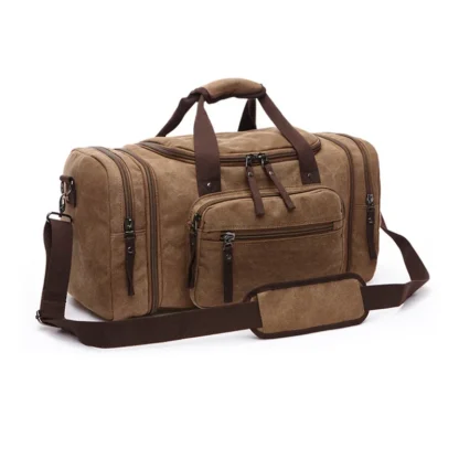New Fashion Outdoor Travel Bag Handbag Canvas Crossbody Backpack Trend Large Capacity Casual Shoulder Bag - Image 2