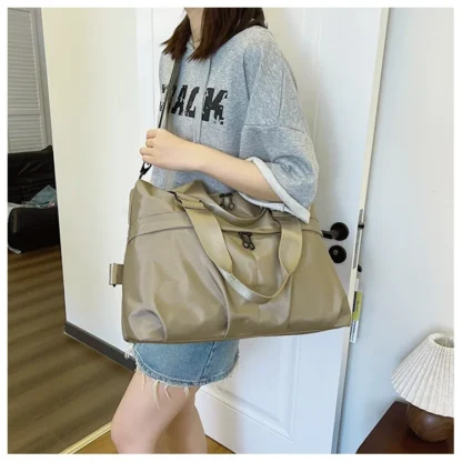 Large Capacity Oxford 2024 High Quality Travel Handbag Zipper Solid Trendy Casual Crossbody Bag Soft Versatile Popular Handbag - Image 36