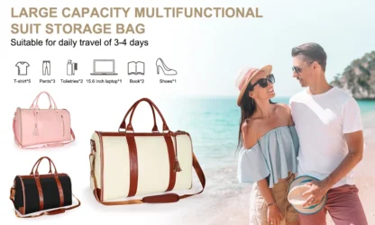 New Foldable Handbag Women's Travel Clothes Totes Large Capacity Luggage Handbag Sport Outdoor Fitness Multi Function Organizer - Image 11