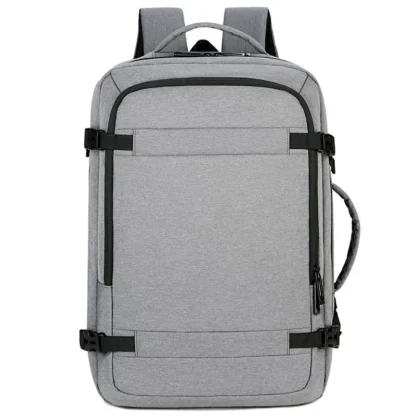 40LExpandable USB Travel Backpack, Flight Approved Carry on Bags for Airplanes,Water Resistant Durable 17-inch backpack men - Image 9